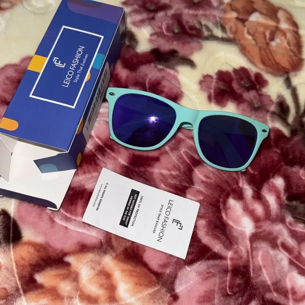 Kids Polarized Retro Sunglasses for Age 3-12 Shatterproof UV Protection, NIB